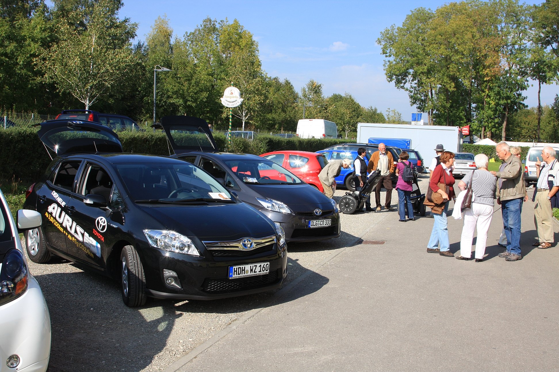 2012 Erste groe E Autoschua des Solar mobil Heidenheim anlsslich des 20. Vereinsjubilums